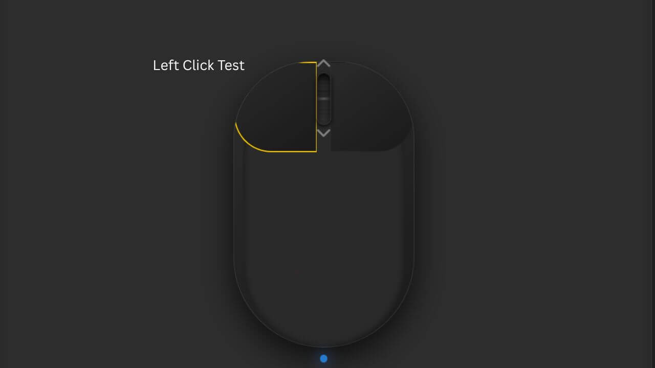 Online mouse test visual guide